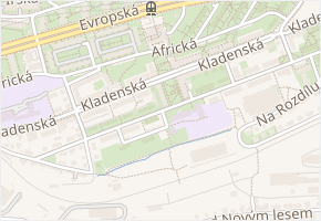 Nechanského v obci Praha - mapa ulice