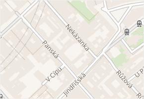 Nekázanka v obci Praha - mapa ulice