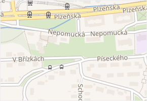 Nepomucká v obci Praha - mapa ulice
