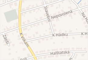 Nepovolená v obci Praha - mapa ulice