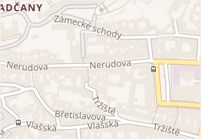 Nerudova v obci Praha - mapa ulice