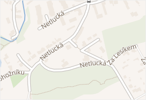 Netlucká v obci Praha - mapa ulice