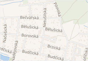 Netušilská v obci Praha - mapa ulice