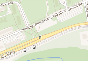 Nikoly Vapcarova v obci Praha - mapa ulice