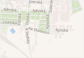 Niská v obci Praha - mapa ulice