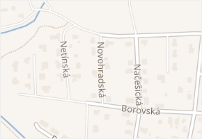 Novohradská v obci Praha - mapa ulice