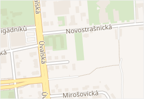 Novostrašnická v obci Praha - mapa ulice