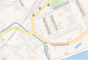 Nýřanská v obci Praha - mapa ulice