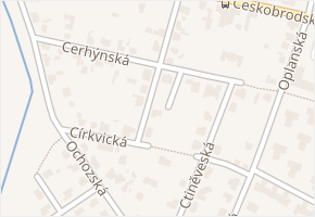 Onšovecká v obci Praha - mapa ulice