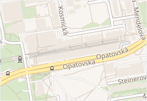 Opatovská v obci Praha - mapa ulice