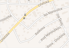 Ořešská v obci Praha - mapa ulice