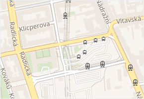 Ostrovského v obci Praha - mapa ulice