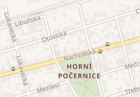 Otovická v obci Praha - mapa ulice