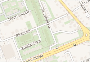 Otradovická v obci Praha - mapa ulice