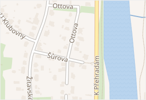 Ottova v obci Praha - mapa ulice