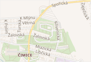 Ouholická v obci Praha - mapa ulice