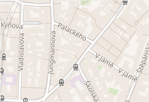 Palackého v obci Praha - mapa ulice