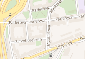 Parléřova v obci Praha - mapa ulice