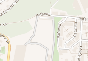 Paťanka v obci Praha - mapa ulice
