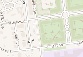 Pavrovského v obci Praha - mapa ulice