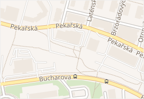 Pekařská v obci Praha - mapa ulice