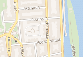 Petřínská v obci Praha - mapa ulice