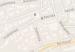 Petrské náměstí v obci Praha - mapa ulice