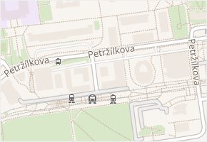 Petržílkova v obci Praha - mapa ulice