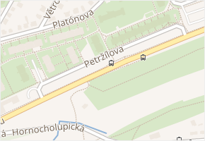 Petržílova v obci Praha - mapa ulice