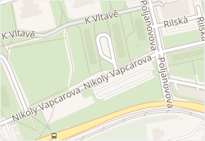 Pirinská v obci Praha - mapa ulice