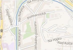 Pivovarnická v obci Praha - mapa ulice