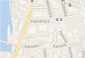 Platnéřská v obci Praha - mapa ulice