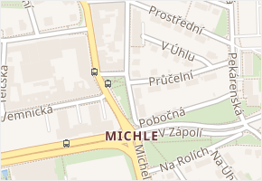 Pobočná v obci Praha - mapa ulice