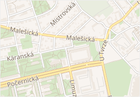 Pobořská v obci Praha - mapa ulice