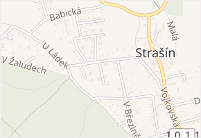 Pod Březinou v obci Praha - mapa ulice