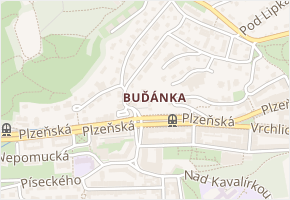 Pod Buďánkou v obci Praha - mapa ulice