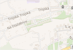 Pod Dlážděnkou v obci Praha - mapa ulice