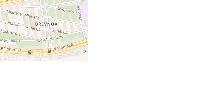Pod Drinopolem v obci Praha - mapa ulice