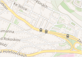 Pod hliništěm v obci Praha - mapa ulice