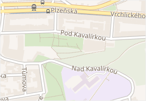 Pod Kavalírkou v obci Praha - mapa ulice