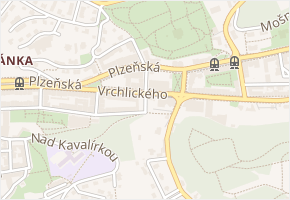 Pod Klamovkou v obci Praha - mapa ulice