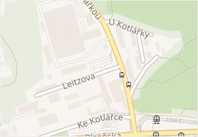 Pod Kotlářkou v obci Praha - mapa ulice