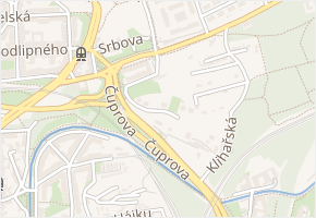 Pod Labuťkou v obci Praha - mapa ulice