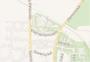 Pod Nouzovem v obci Praha - mapa ulice