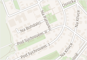 Pod Sychrovem I v obci Praha - mapa ulice
