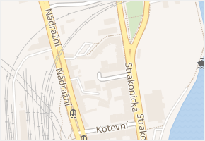Pod tratí v obci Praha - mapa ulice