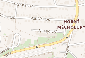 Pod Vartou v obci Praha - mapa ulice