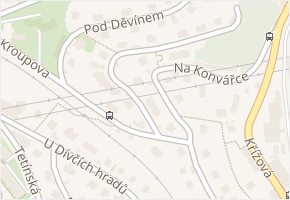 Pod Závěrkou v obci Praha - mapa ulice