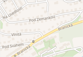 Pod Zemankou v obci Praha - mapa ulice