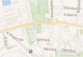 Podle sadů v obci Praha - mapa ulice